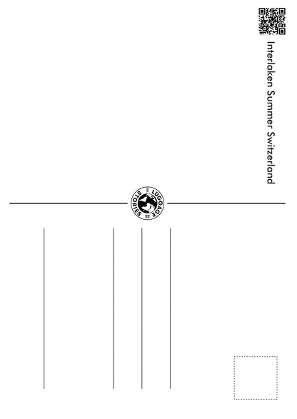 Victoria-Jungfrau Grand Hotel – Postcard with Peel-Off Luggage Sticker